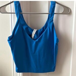 lululemon athletica Bright Blue V-Neck Tank